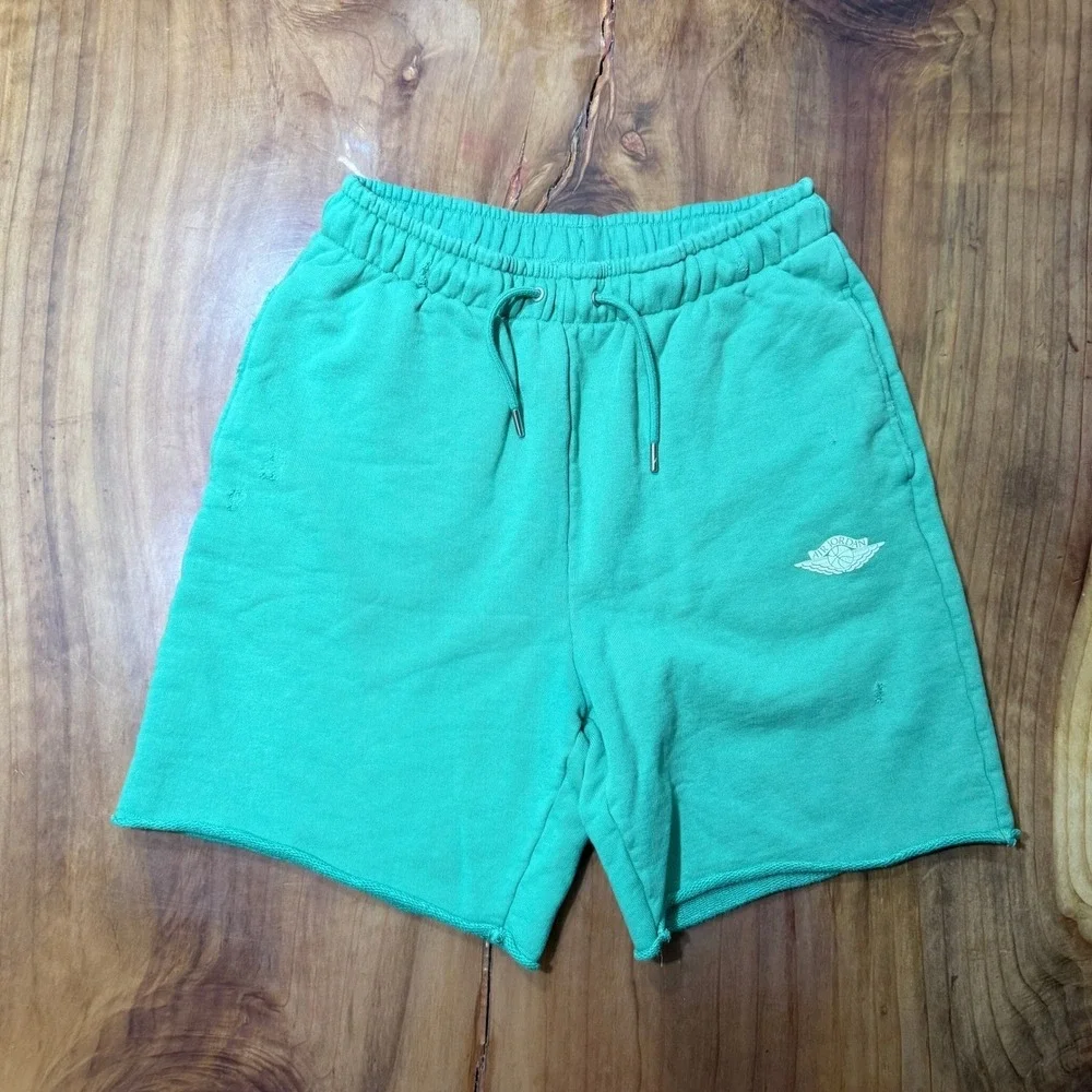Jordan Mens Shorts M Sweat Distressed IF1411 RARE Heritage French Terry HH21